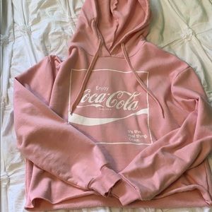 Coca-Cola hoodie crop